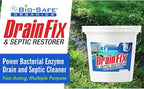 Eco-Friendly Enzyme Drain Cleaner Liquid | Fast-Acting, Safe Enzyme Formula for Septic Tank Treatment | Heavy Duty Clog Remover x Toilet, Sewer Lines, Kitchen Drains | Sewage Odor Neutralizer 5 Gallon