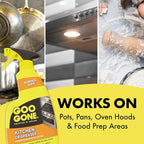 Goo Gone Degreaser - Removes Kitchen Grease, Grime and Baked-on Food - 14 Fl. Oz. - 2047