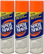 Spot Shot 18 oz Professional Carpet Stain Remover 3 Pack, and 4 UBEN Microfiber 12x12 Cleaning Cloths Included