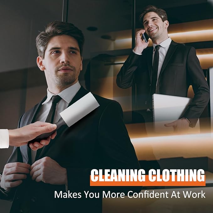 WulaWindy Lint Roller for Pet Hair, Extra Sticky Lint Rollers Pet Hair Remover for Clothes, Work Great on Pet Hair Value Pack (4 Pack)