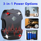 Ultrasonic Rodent Repeller, Rodent Repellent for Car Engines, Plug-in Mouse Rat Pest Bat, Squirrels Skunks Repellent for Indoor, Outdoor, Garage, Hoom 12v 24v, Trucks, Rvs(1pc)