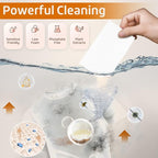 Poesie Laundry Detergent Sheets Citrus Scent 3 Pack 480 Sheets 240 Loads Zero Plastic Portable Green Package Liquid Less HE Washing Detergent Strips for Save Place Traveling