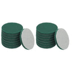 Power Scrub Pads, Scrubbing Pads 400 Grits Scouring Discs - Fitting for (Home Kitchen Cleaning - Drill Attachment - Scrubber Replacement) 16 Pcs & 4 Inch & Dark Green