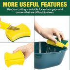 MAQIHAN 18PCS Heavy Duty Scrub Sponge - Dish Scrubber Sponge Non Scratch Double Sided Reusable Cleaning Scouring for Kitchen Dishes, Pots, Pans, Sink Bulk Household Cleaning.