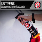 Adam's Iron Remover (5 Gallon) - Iron Out Fallout & Rust Remover Spray for Car Detailing On Automotive, Motorcycle, RV, Boat Paint Wheels or Metal - Use Before Clay Bar, Car Wax or Car Wash
