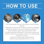 Washing Machine Cleaner Active Oxygen Decontamination Formula, 99.9% Remove stains Elimination,6 bags/ 25g/0.88oz