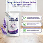 Floor Lavender Cleaning Solution 2 bags Refill, Compatible with Tineco All Series Robot Vacuum Cleaner, Eco-Safe, Streak-Free Formula for Hard Floors, Pet & Kid Friendly