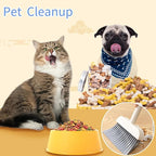 Mini Broom and Dustpan Set - Compact Cleaning Kit for Home, Car, Camping, Pet Hair, Small Spaces & Travel | Durable Hand Broom Dustpan Combo | Portable Desk Set with Brush and Hook
