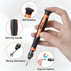JOREST 24Pcs Small Precision Screwdriver Set with Torx T5 T6 T8 T9, Y00, Star P5, Mini Repair Tool Kit for Macbook, Computer, Laptop, iPhone, PS4 PS5, Xbox, Switch, Eyeglasses, Watch, Ring Doorbell