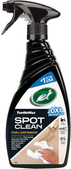 Turtle Wax 53839 Spot Clean Stain & Odor Remover, Non-Aerosol Foaming Spray Cleaner for Carpet, Fabric and Upholstered Surfaces, Eliminates Tough Stains, Deodorizes, 16 oz