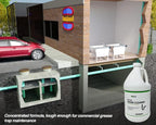 Bosh Chemical Enzyme Drain Cleaner | Attacks Grease, Fats, and Paper Buildup in Drains, Septic Tanks, Grease Traps, Pipes | Odor Control (1 Gallon)