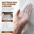 2 Pack Mattress Bags for Moving & Storage - 98" x 56" x 14'' for Twin/Full Size, Waterproof & Tear-Resistant, 4.0 MIL Heavy Duty Mattress Cover Moving Supplies