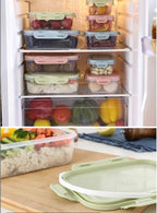 Food Storage Containers with Airtight Lids - Plastic Meal Prep Containers - Lunch Containers, Microwave, Dishwasher,and Freezer Safe (Pink)