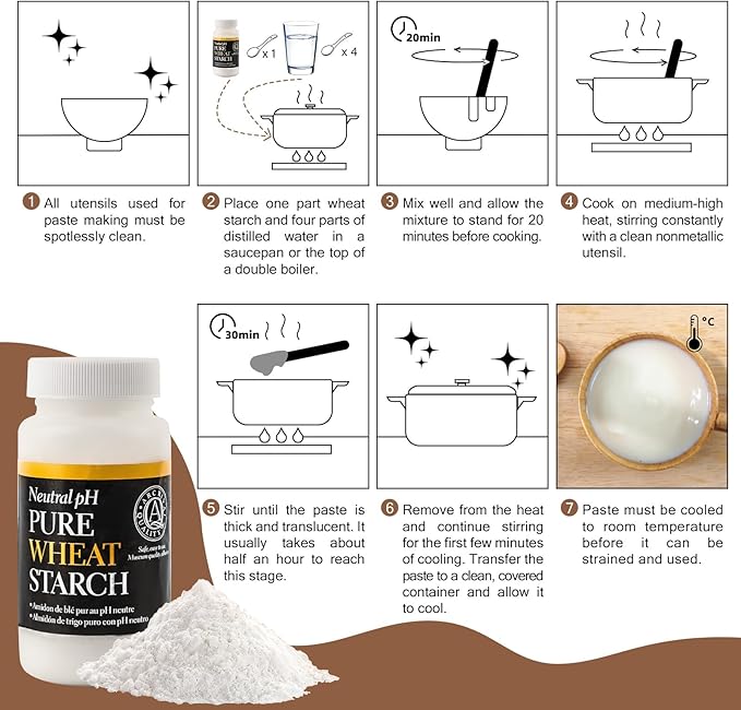 Lineco Pure Wheat Starch Adhesive 2 oz Clear Custom LIN-L615-1002