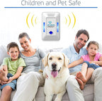 Ultrasonic Pest Control Repeller (2-Pack) Plug in Flea Rat Roach Mosquito Cockroaches Rodent Spider Scorpion Fruit Fly Insect Indoor Plug Getter Robo