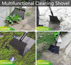 IRISFLY Long Handle Multifunctional Cleaning Scraper Shovel,Heavy Duty Garden Tool for Landscaping, Farm Weeding Tool, Outdoor Garden Camping Weeding