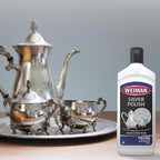 Weiman Silver Cream Cleaner 3-in-1, Anti-Tarnish Technology, Safely Clean, Polish, Shine & Restore, Removes & Prevent Tarnish, 8 Oz