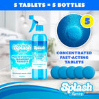 Splash Spray Multi-Purpose Cleaning Tablets - 5x Cleaning Tablets and Bottle Spray - Mix with Warm Water