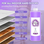 Lavender Scent Floor Cleaning Solution, 1L 33.8Fl Oz, Compatible with Ecovacs X1/X2/X5/X9/X11/T20/T30/T50/T80/N20/N30 Series and all other Robot Vacuum Cleaners, Deep Cleans, Residue-Free & Pet Safe