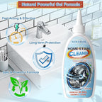 Black Stain Remover Gel Washing Machine Cleaner Housefold Stain Removal Gel for Front Loader Washer Grout Cleaner Kitchen Sink Showers Bathroom and Floor Tile 8Fl Oz（2-Pack）