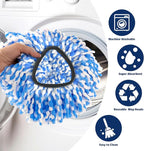 Mop Head Replacement, 3 Pack Spin Mop Refill Replace Head, Microfiber & Machine Washable