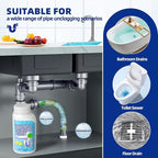 Multi-Purpose Pipeline Dredging Agent, Toilets, Bathroom Drains & Floor Pipes | Safe for All Pipe Types 1PCS