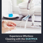 Reusable Microfiber Duster & Crevice Cleaning Brush | Versatile Cleaning Tools for Blinds, Window Tracks, Shutters, Baseboards, Kitchen Gaps | Microfiber Window & Space Cleaner (Pack of 2)