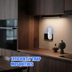 Indoor UV Fly Trap - Silent Gnat & Fruit Fly Catcher with Night Light, 400 sq.ft Coverage