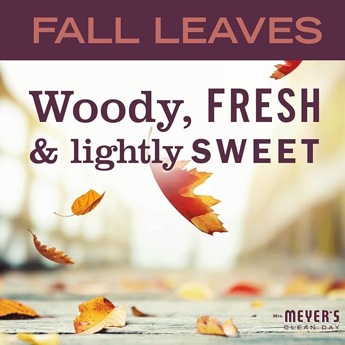 Mrs. MEYER'S CLEAN DAY Multi-Surface Cleaner 2 Pack Variety, 16 OZ Each, 1 CT (Apple Cider + Fall Leaves)