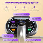 SakerPlus Powerful Bed Vacuum Cleaner,16KPa Mattress Vacuum with 36,000 Pulses/Min Beating & 140°F Warm Air, 3-Cup Cyclone System, Smart Display, Handheld Vacuum for Bed Sofa Couch Pet Hair