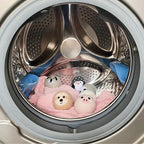 6 PCS Animal Wool Dryer Balls - Reusable Fabric Softener Dispenser Balls, Natural Downy Felt Drying Balls for Laundry (Cute Animal Shapes)