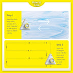 Double-Sided Magnetic Window Cleaner | Adjustable Glass Wiper & Brush Tool for High-Rise Double/Single Glazed Windows, Fits 0.2″-1.1″ Thickness