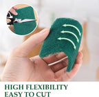 Heavy Duty Scour Pads Sponge Dish Scrubber Green Reusable Household Scrub Pads for for Dishes, Kitchen Scrubbers & Metal Grills 4 x 6 x 0.31inch (10Pcs)
