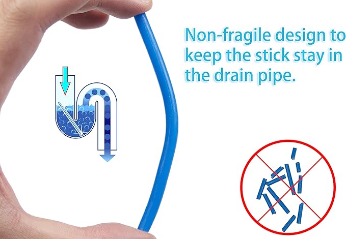 Drain Deodorizer Drain Sticks Sink Cleaner Drain Opener Sticks Enzyme Drain Cleaner to Keep Kitchen Bathroom and Utility Drains Clear As Seen on TV (14 pcs)