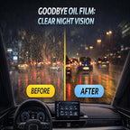 2 pcs Clear Vision Windshield Cleaner,Automotive Oil Film Cleaning Brush, Car Glass Cleaning Brush for Windshield, Windows and Mirrors,Strong Cleaner Improves Driving Clarity & Visibility
