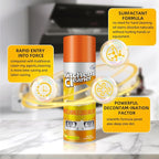 Liapu All Purpose Cleaner, Heavy Duty Degreaser Cleaner Spray, Lemongrass Scent Oven Cleaner Clean Up Kitchen Oil Stains Cleaning Tools For Stove Top & Induction Cooktop and Grill