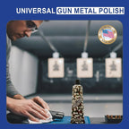 Iosso GunBrite Polish 10202 – Rust Remover and Polishing Cleaner for Guns & Metal – Safe for Stainless Steel, Bluing, Chrome, Nickel – Protective Gun Care Accessory 2 oz Tube – Made in USA
