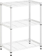 Steel Shelving Unit, 250-Pound Capacity Per Shelf, Adjustable Heights, Rust-Resistant, NSF-Certified for Pantry Organizers, Laundry Room Organization, Storage Shelves