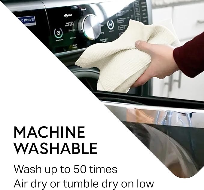 Swedish Wholesale Dishcloths Reusable 8" x 7" Sponge Cloths, Bulk 10 Pack of High Absorbent Cellulose Dish & Kitchen Cleaning Hand Towels, Wring to Dry & Machine Wash, Odor Resistant, Seafoam
