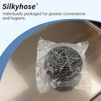 18 Pack Steel Wool Pads - Individually Wrapped Heavy Duty Scrubbers for Grill Grates, Oven Racks, Cast Iron, Pots & Pans | Industrial Strength Rust Remover, Non-Scratch Metal Scouring Pads