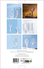 GeckoMan Rotating Head Electric Fly Swatter Racket Rechargeable Bug Zapper Racket Bug Zapper Indoor Fly Zapper Mosquito Zapper Flies Killer for Indoors, with a Telescopic Extension