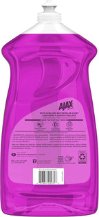 Ajax Ultra Liquid Dish Soap with Fabuloso Watermelon Scent, Fights Grease and Stuck-On Stains, Deep Cleaning Action, Mess-Free, Easy-Flip Cap, 52 fl oz Bottle (Pack of 2)