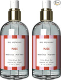 Muse Apothecary Pillow Ritual - Aromatic, Calming and Relaxing Pillow Mist, Linen and Fabric Spray, Infused with Natural Essential Oils - Great Valentine's Day Gift - 8 oz, Mandarin Rosè + Pink Pomelo