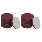 Power Scrub Pads, Scrubbing Pads 800 Grits Scouring Discs - Fitting for (Home Kitchen Cleaning - Drill Attachment - Scrubber Replacement) 16 Pcs & 4 Inch & Dark Red