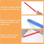 15 PCS Microfiber Detail Duster Sticks, Mini Duster Crevice Cleaning Tool Car Air Vent Cleaner for Home Air Vent Window The Smallest Spaces