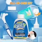Mold Stain Cleaner Gel, 8 Fl oz Washing Machine Cleaner for Pools, Toilets, Doors and Windows, All-Purpose Household Remover Gel for Washing Machine Seal, Bathroom Grout, Shower Caulk, Tile, Sink
