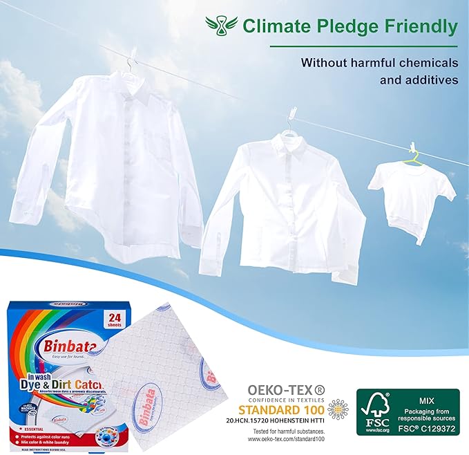 Color Grasper for Laundry 240 Count, Fragrance Free Dye Catcher Essential for Home Use, Dye Guard Grabber Sheets for Laundry in-Wash Sheets