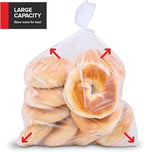 1 Gallon Food Storage Bags with Twist Ties (1800 Count) Bulk Freezer Storage Bags Gallon Size for Bread, Vegetables, Fruit, and More, Clear Disposable Twist Tie Storage Bags, Stock Your Home