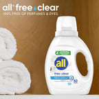 all Liquid Fabric Softener, Free Clear, 34 fluid Ounces
