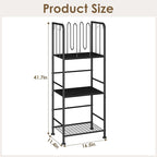 Towel Racks for Bathroom 3-Tier, Durable Metal Towel Rack Stand, Pool Items Holder, M-Shaped Detachable Dividers for Towel Storage, Space-Saving Storage Organizer Black, Patent Pending